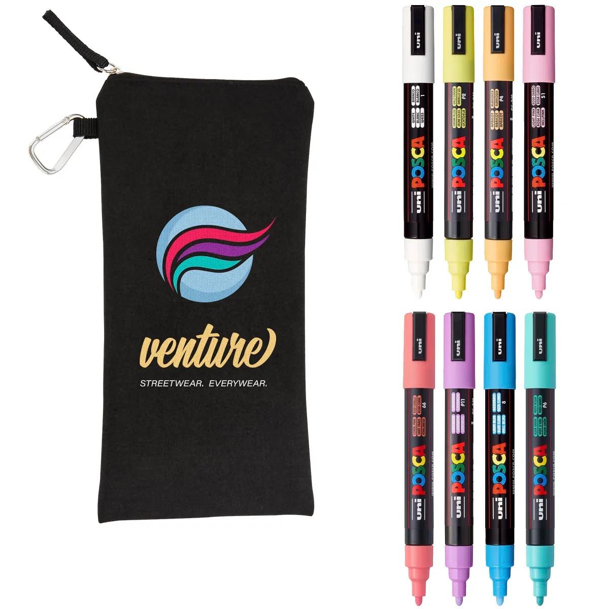 POSCA 8 Piece Soft Marker Set with Bag - Medium - product view 2