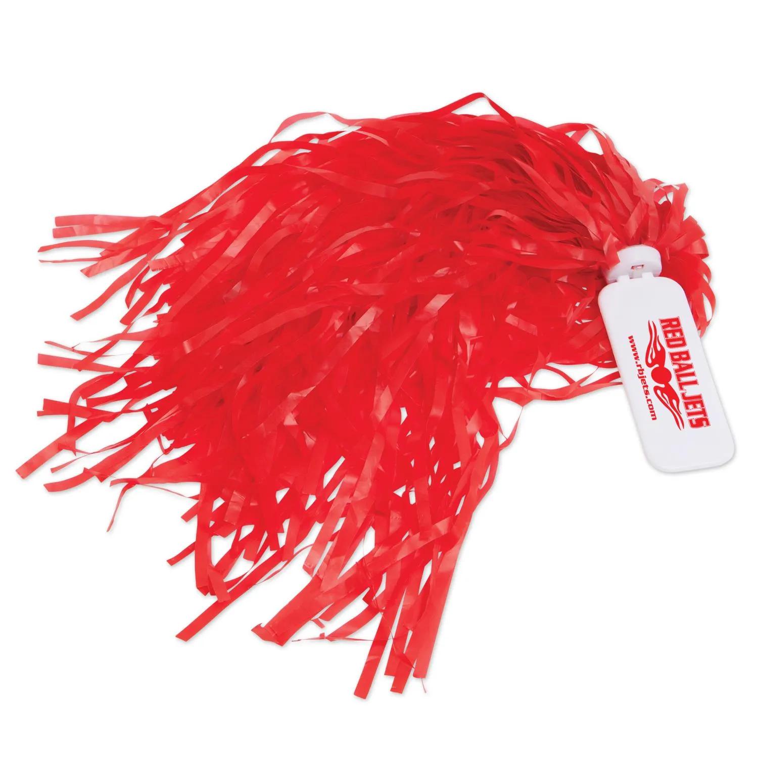 Pom Poms Cheerleader Red White Blue School Spirit - product view 3
