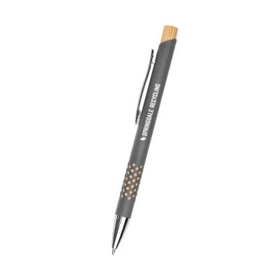 Asher Recycled Aluminum Pen with Grip Design - 5.5 in - product view 8