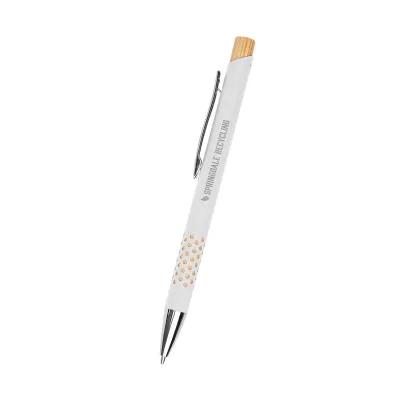 Asher Recycled Aluminum Pen with Grip Design - 5.5 in - product view 10