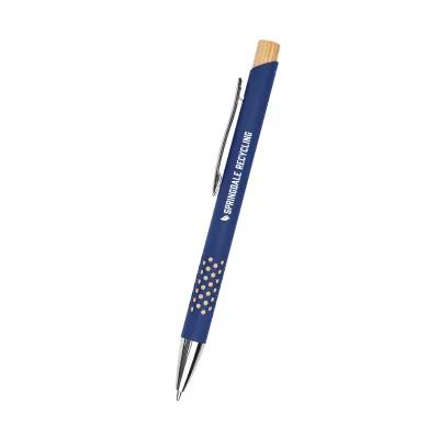 Asher Recycled Aluminum Pen with Grip Design - 5.5 in - product view 13