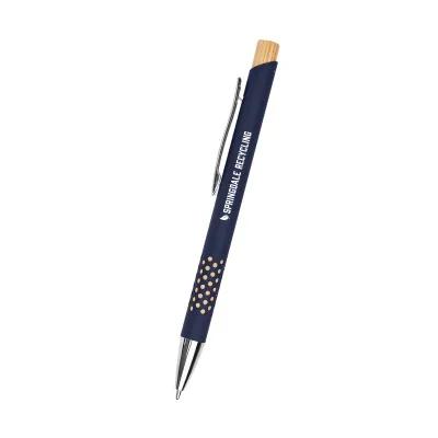Asher Recycled Aluminum Pen with Grip Design - 5.5 in - product view 19