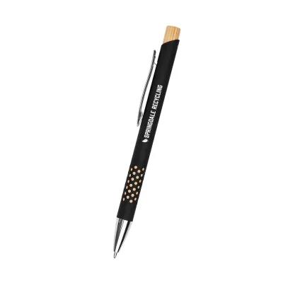 Asher Recycled Aluminum Pen with Grip Design - 5.5 in - product view 24