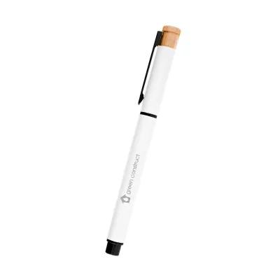 Gel Pen Recycled Aluminum Bamboo Accent - 5.5 in - product view 8