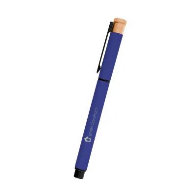 Gel Pen Recycled Aluminum Bamboo Accent - 5.5 in - product view 12