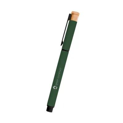 Gel Pen Recycled Aluminum Bamboo Accent - 5.5 in - product view 22