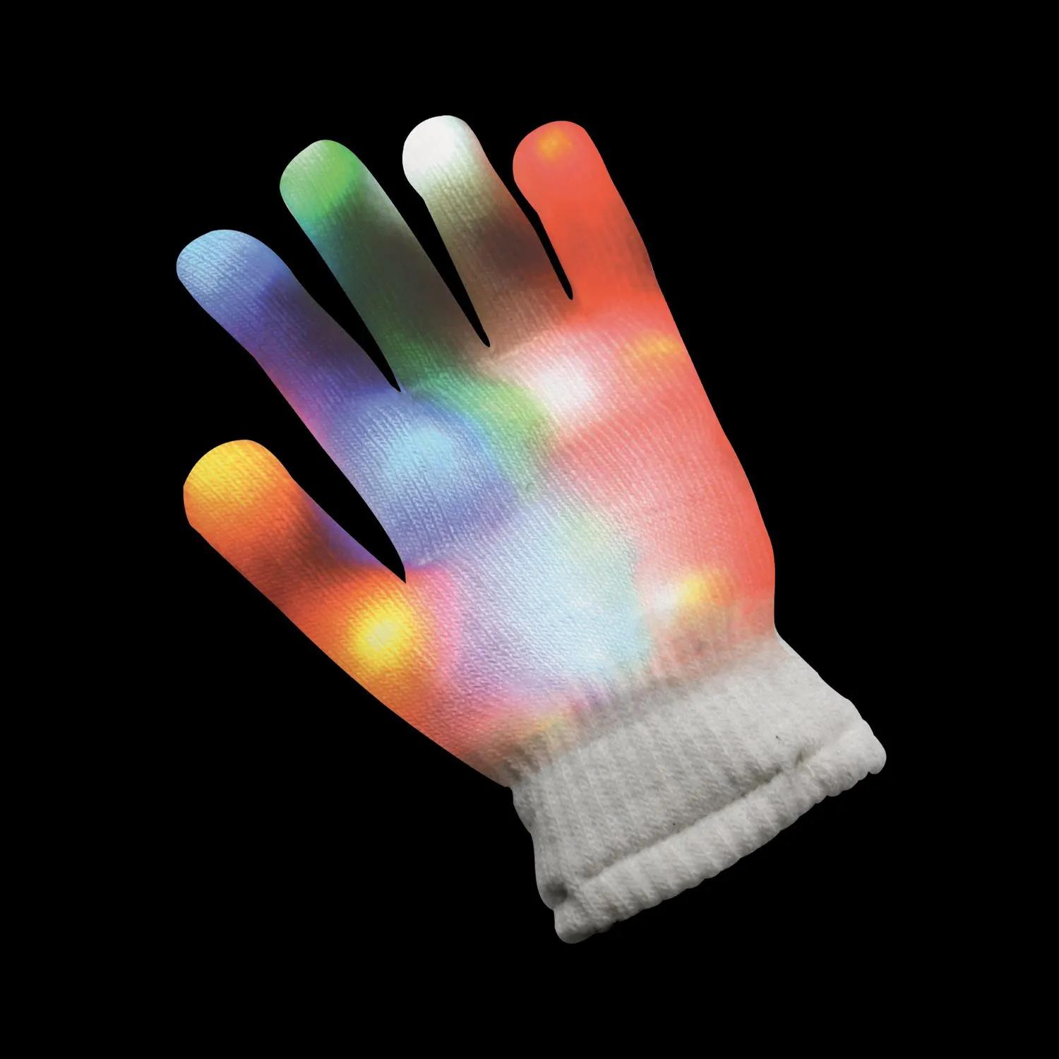 Light Up Glove Rainbow LED Right Hand Adult Size