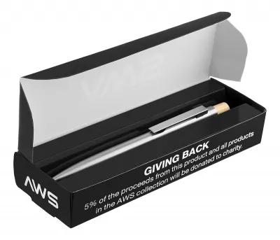 Pen Recycled Stainless Steel Bamboo Plunger - 5.5 in - product view 3