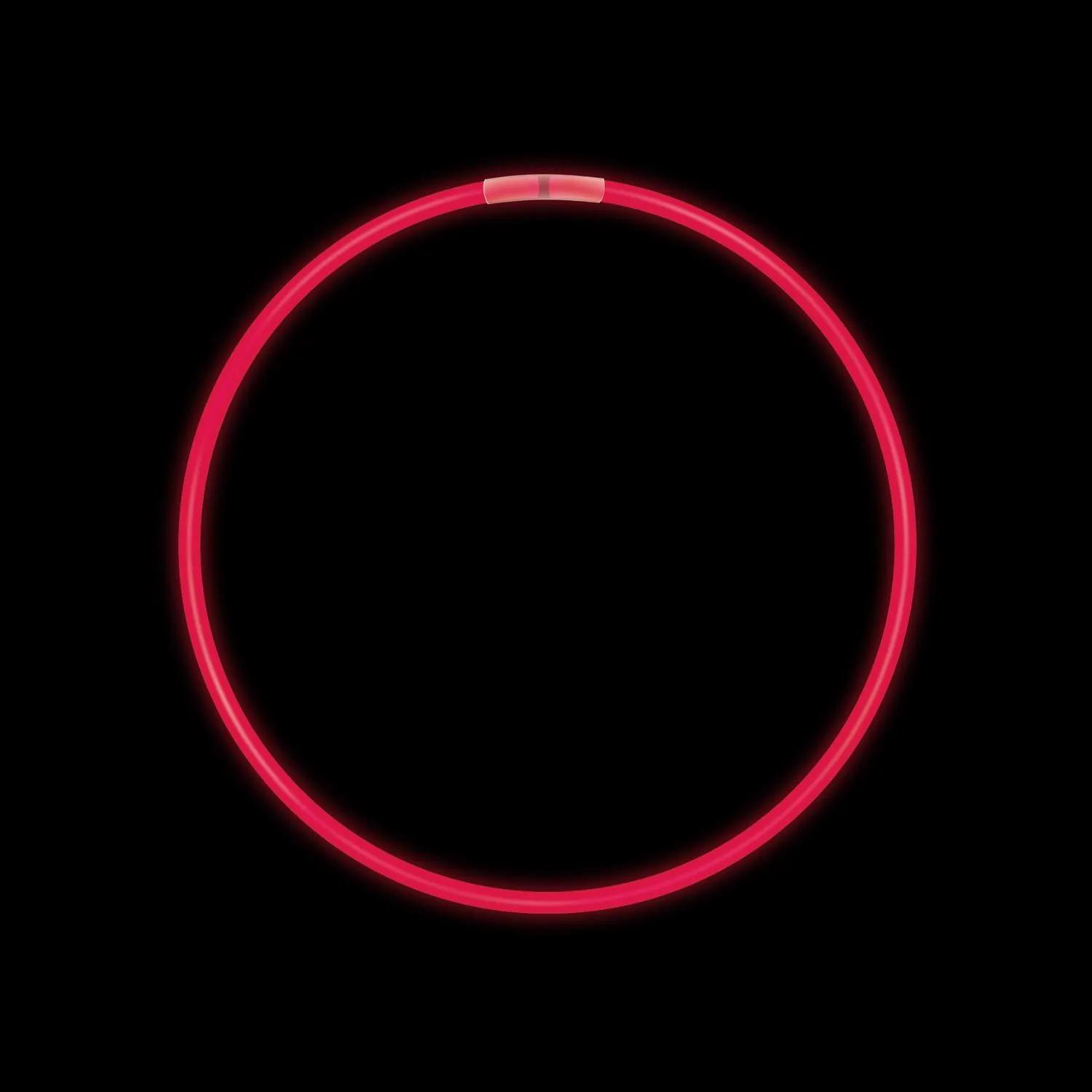 Glow Bracelets Red Light Up Party Style - 8 in (50 Pack)