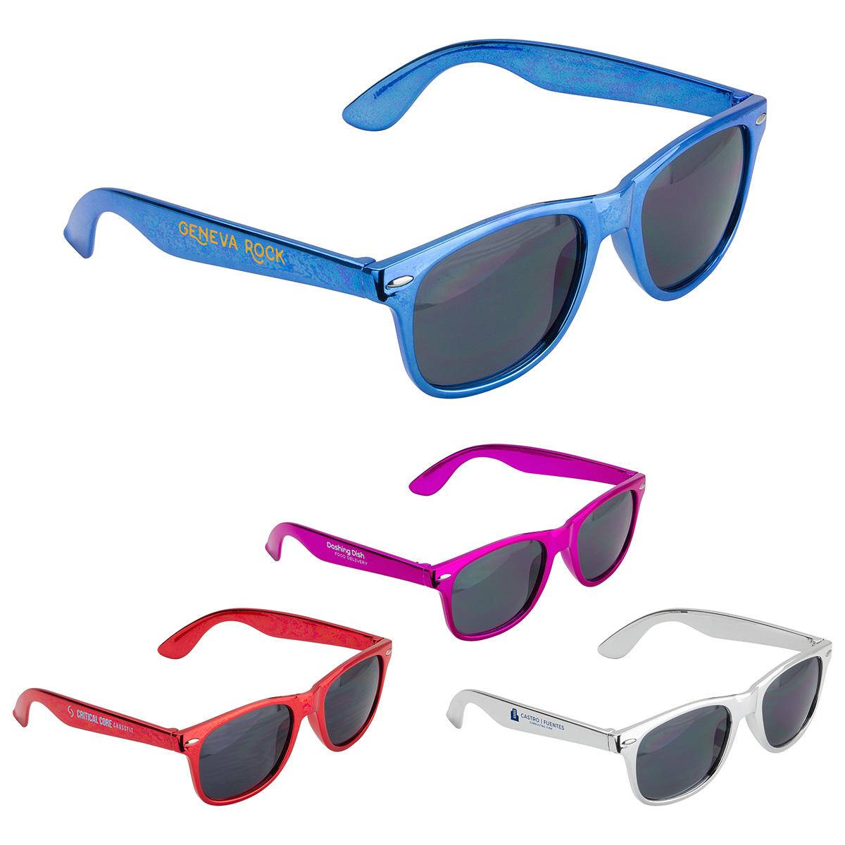 Surfside Metallic Sunglasses - promotional product with custom logo