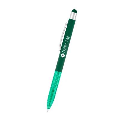 Stylus Pen Recycled Aluminum Rubberized Grip - 5.5 in