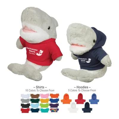 Plush Shark Customizable Shirt Hoodie - 6 in