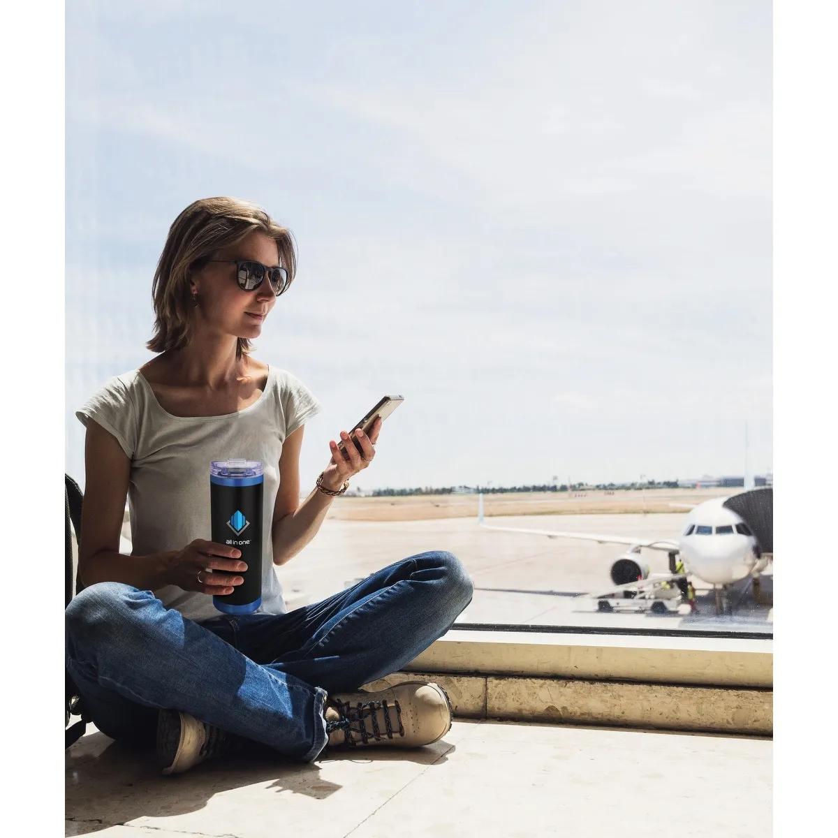 16oz Urban Peak® Keystone Metallic Vacuum Tumbler - product view 6