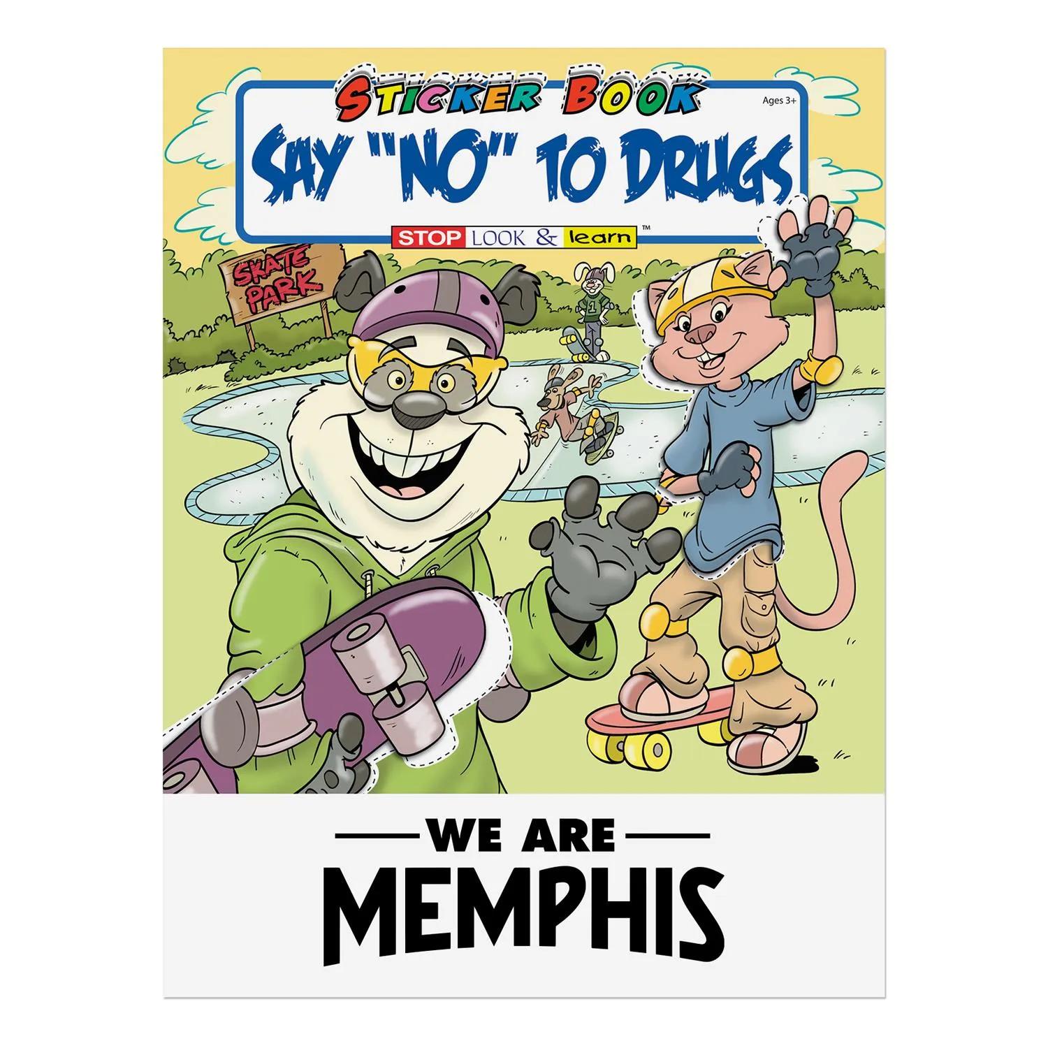 Say No to Drugs Sticker Book Educational Anti-Drug