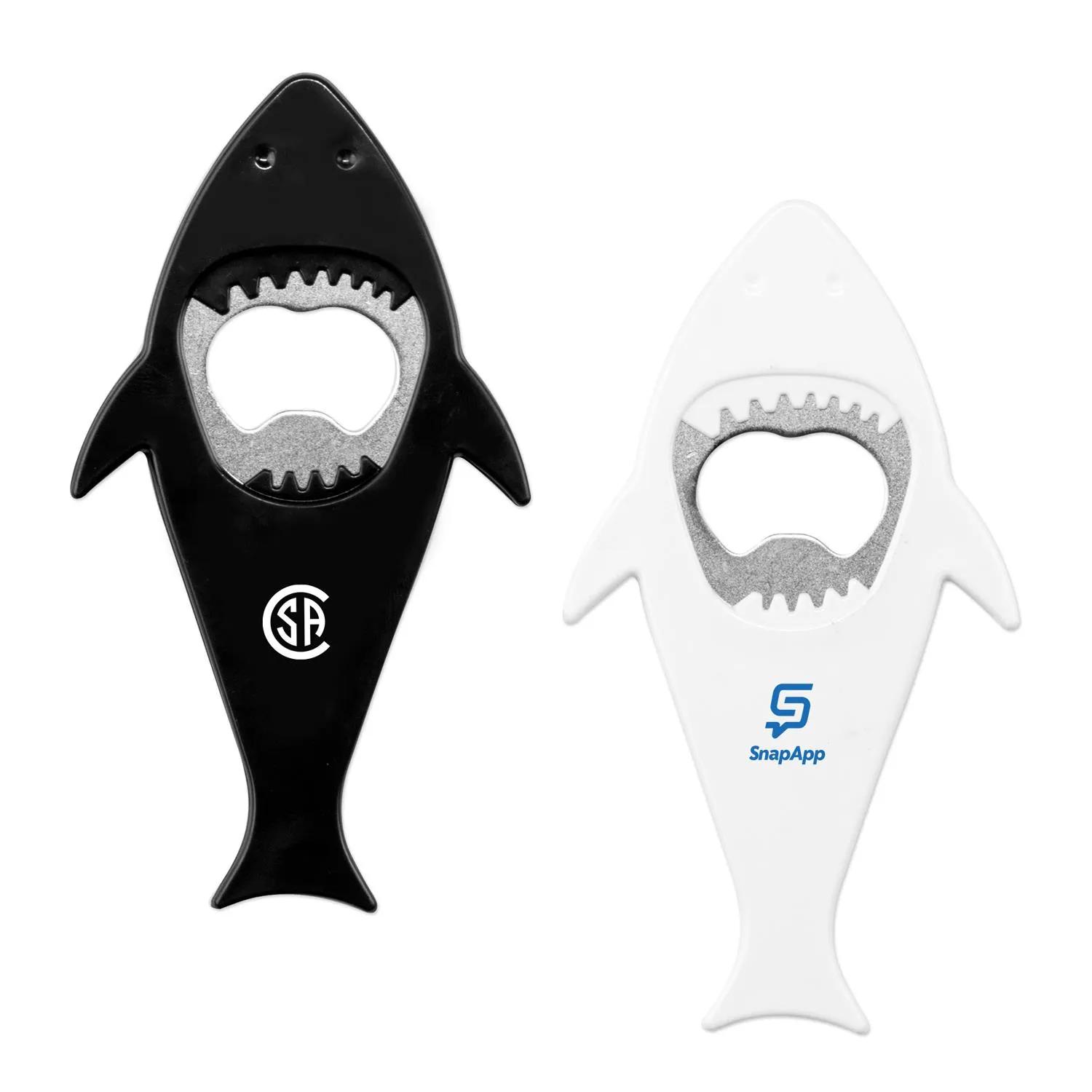 Shark Bottle Opener Magnetic Back Refrigerator Mount