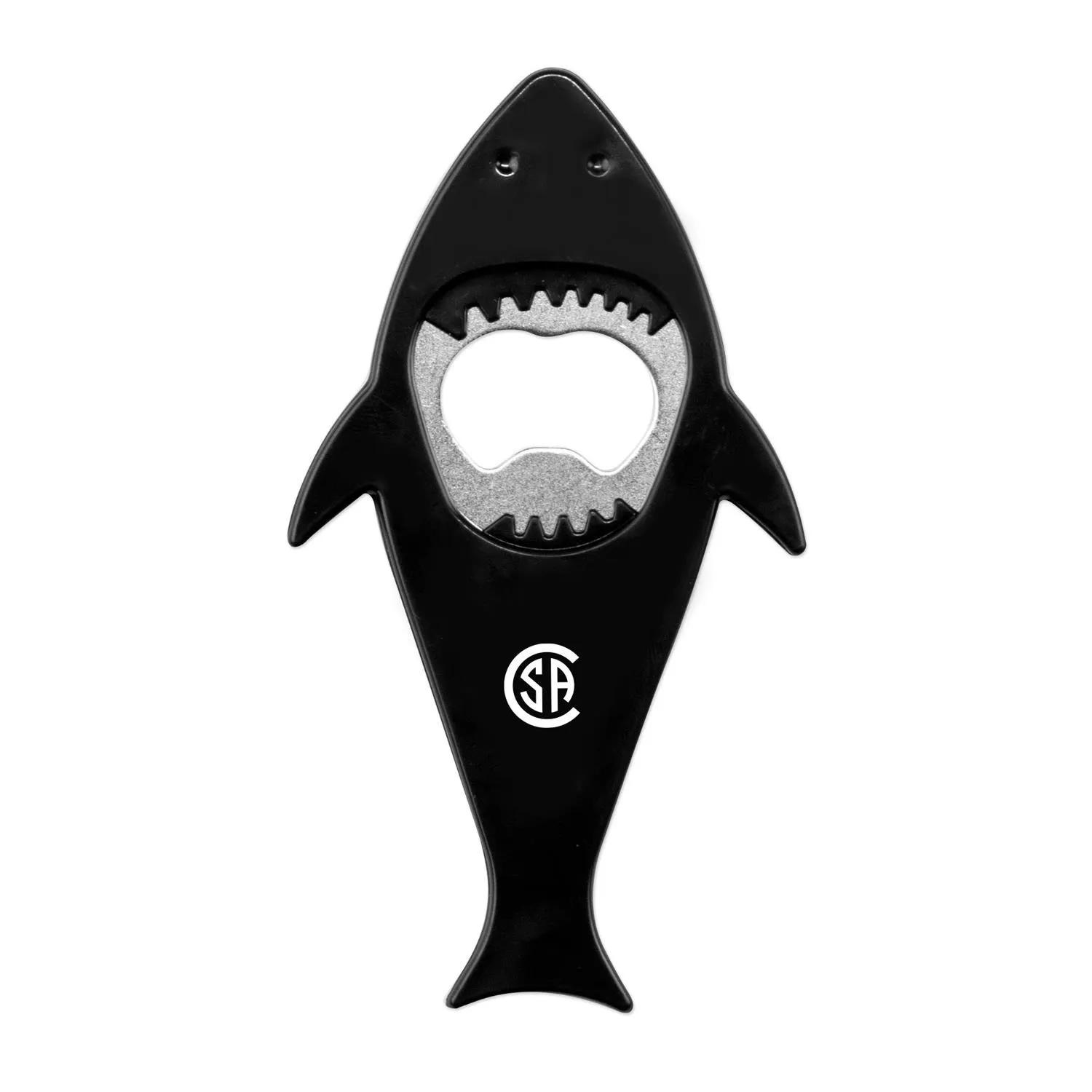 Shark Bottle Opener Magnetic Back Refrigerator Mount - product view 3