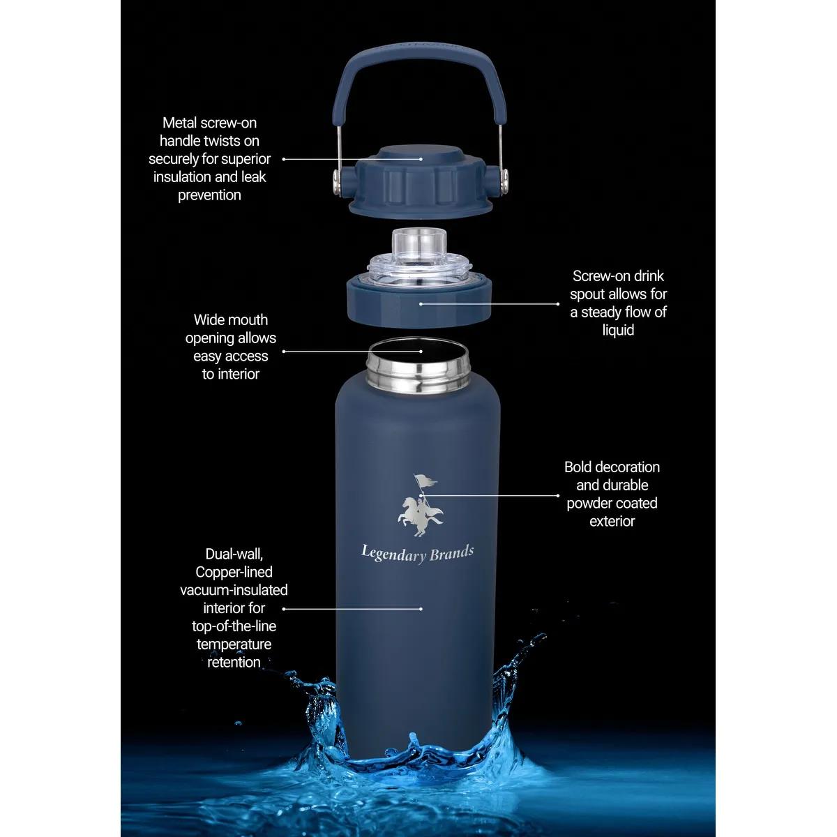 Urban Peak® 40oz Dual Top Water Bottle - product view 7
