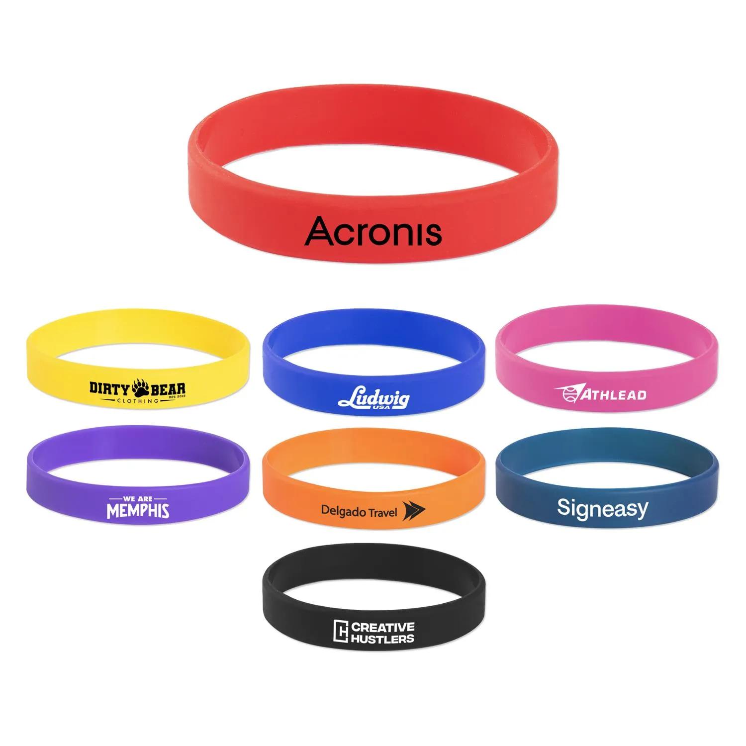 Silicone Wristband Bracelets Fundraiser Awareness
