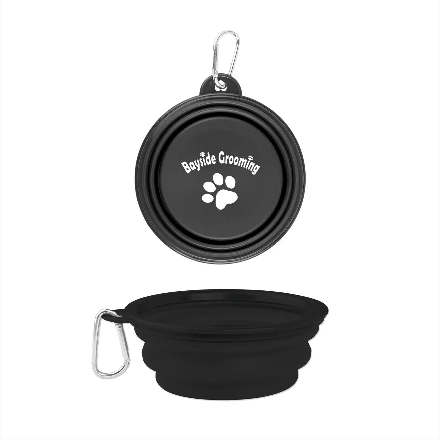 Silicone Pet Bowl Collapsible Travel Water - 12 oz - product view 4