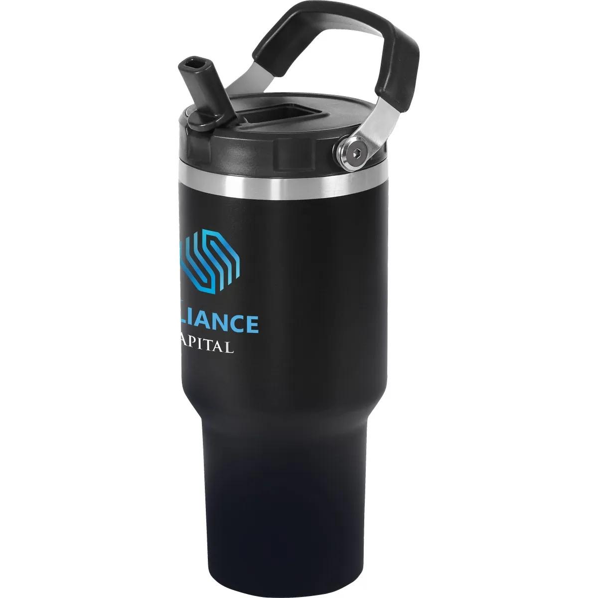 34oz Urban Peak® Pinnacle Flip Straw Tumbler - product view 3