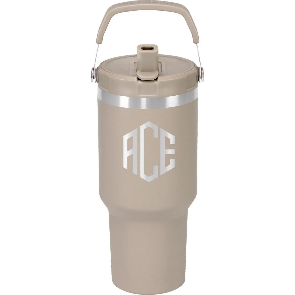 34oz Urban Peak® Pinnacle Flip Straw Tumbler - product view 5