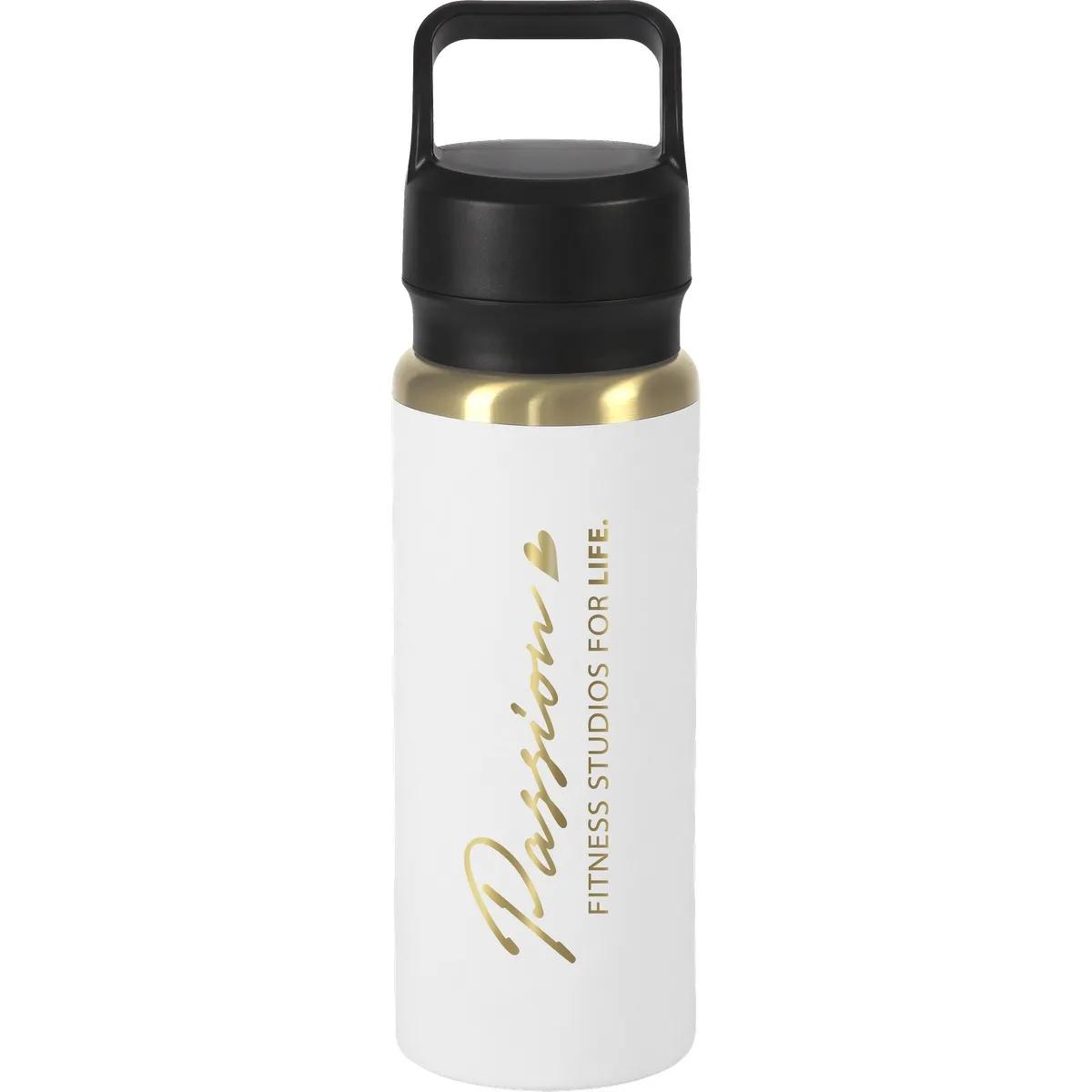 28oz Urban Peak® Dual Top Gold Water Bottle - product view 2
