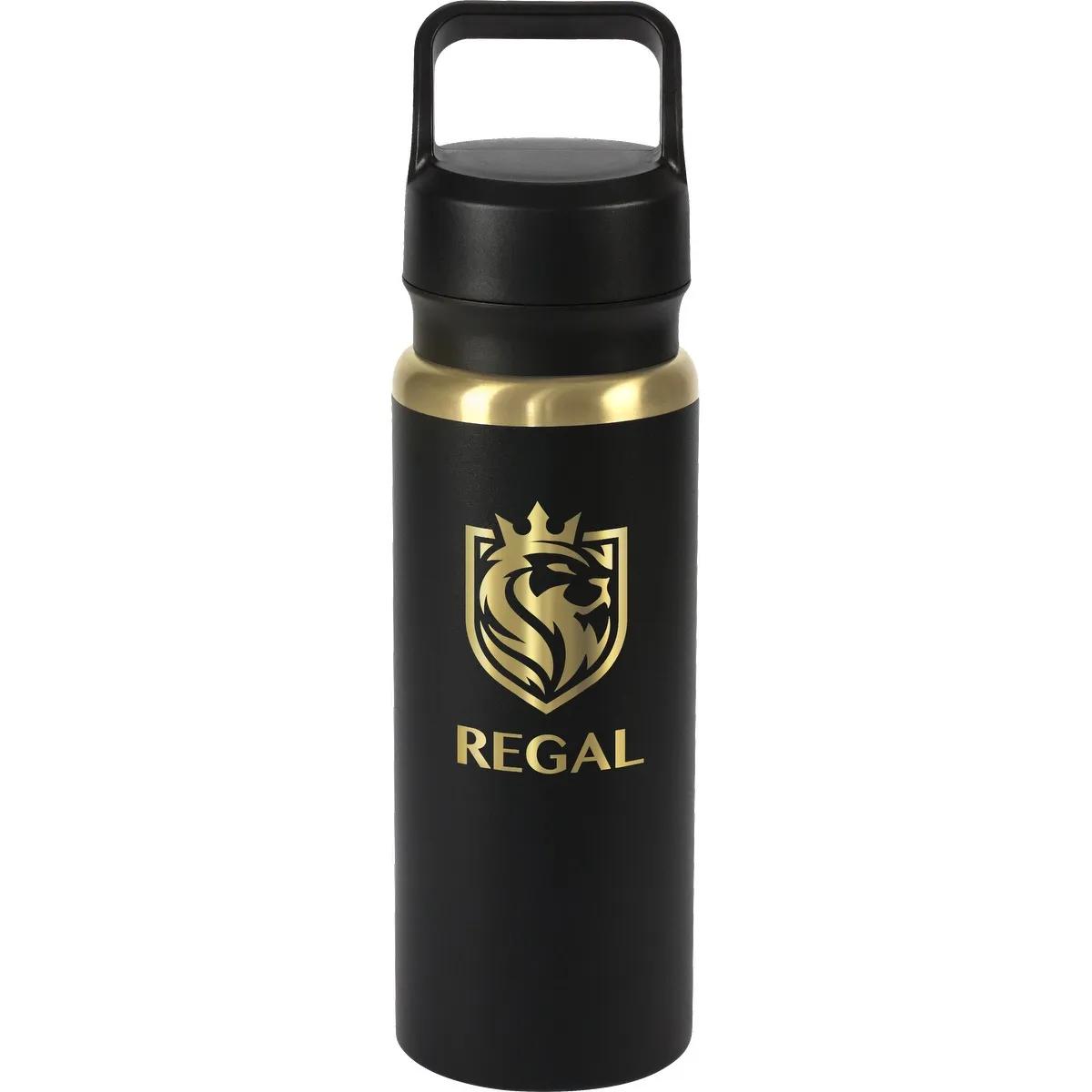 28oz Urban Peak® Dual Top Gold Water Bottle - product view 3