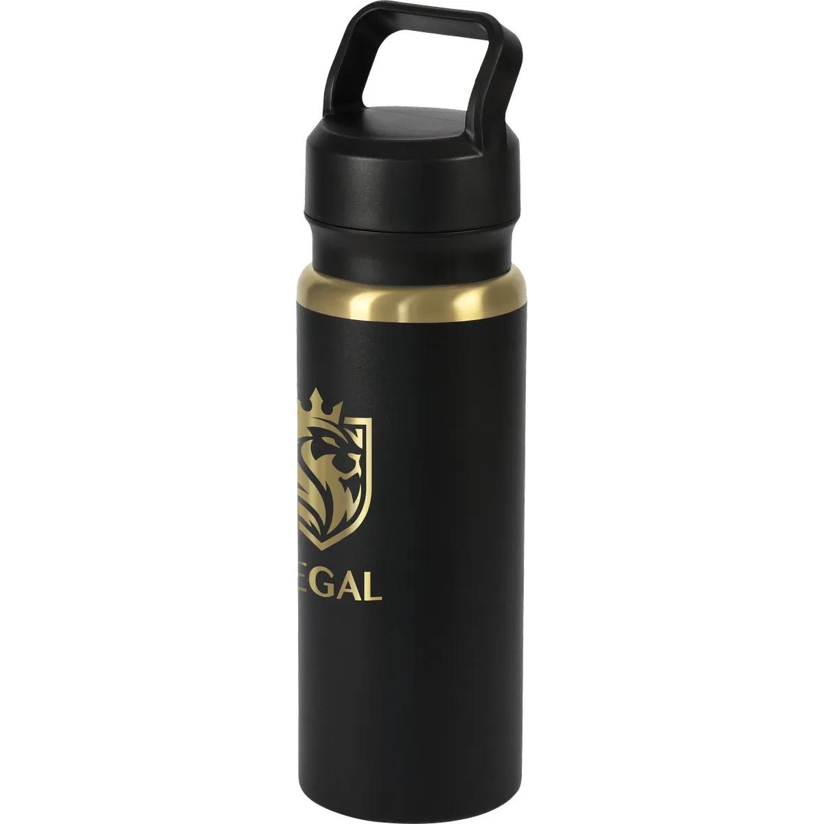 28oz Urban Peak® Dual Top Gold Water Bottle - product view 4