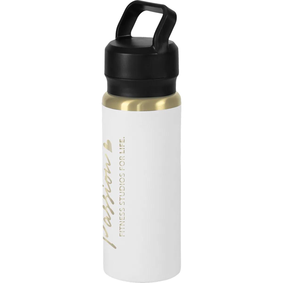 28oz Urban Peak® Dual Top Gold Water Bottle - product view 5