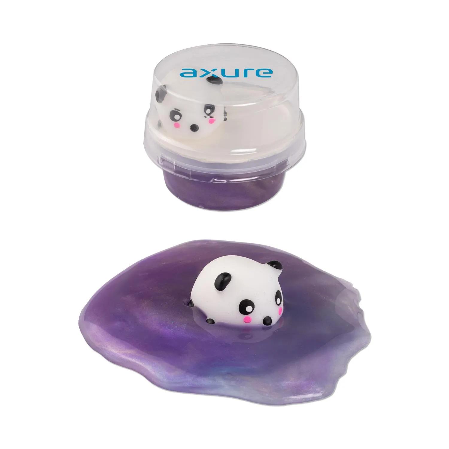 Slime Container with Panda Squishy Domed Top Silicone
