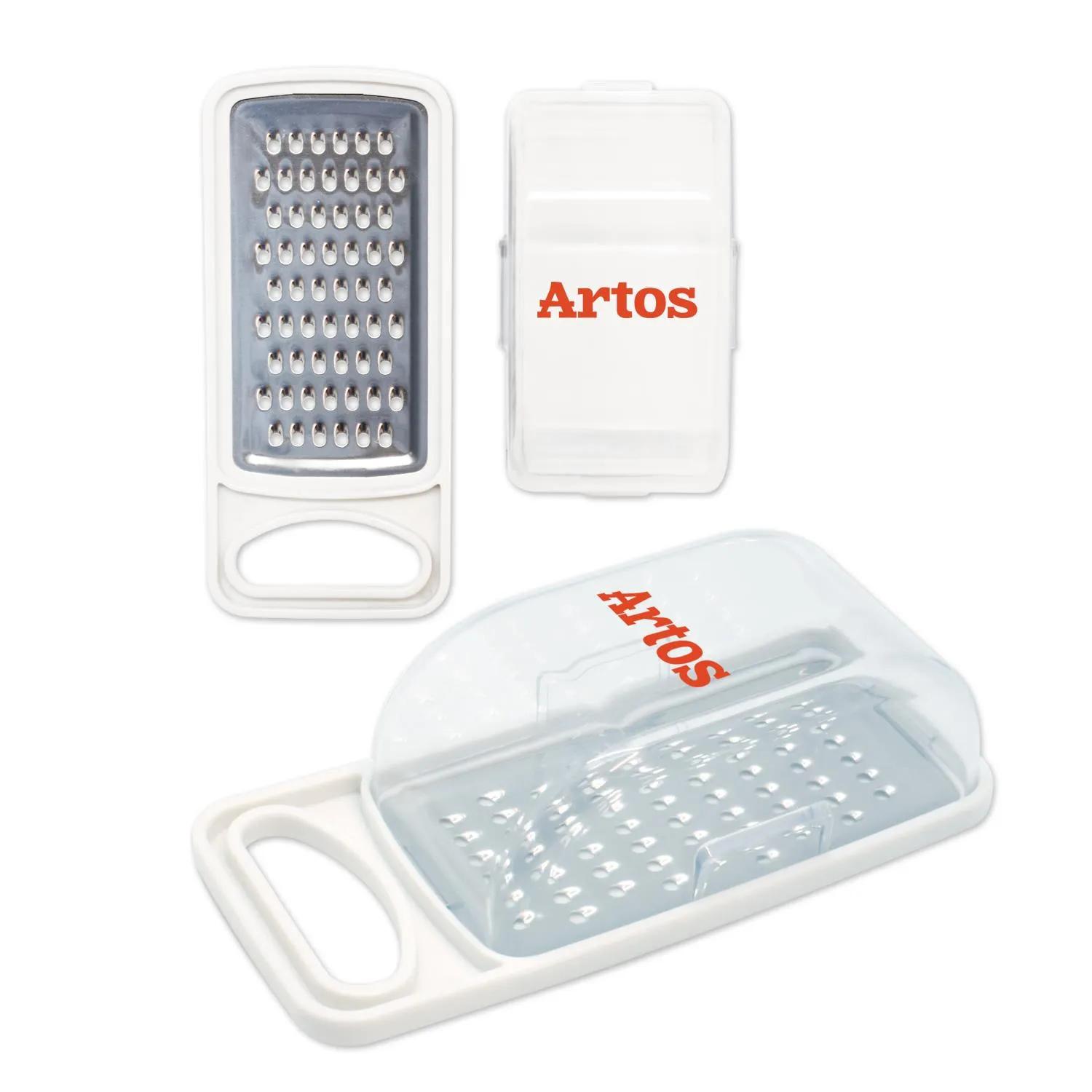 Cheese Grater with Container Plastic Metal Handwash