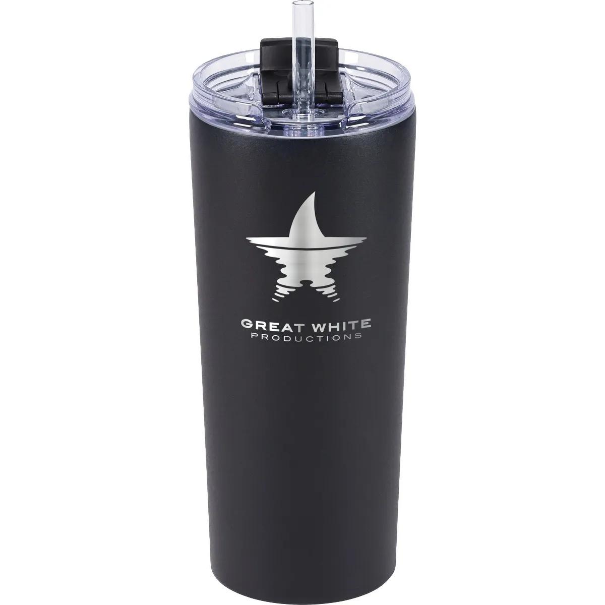 20oz Urban Peak® Cascade Pop-Up Straw Tumbler - product view 3