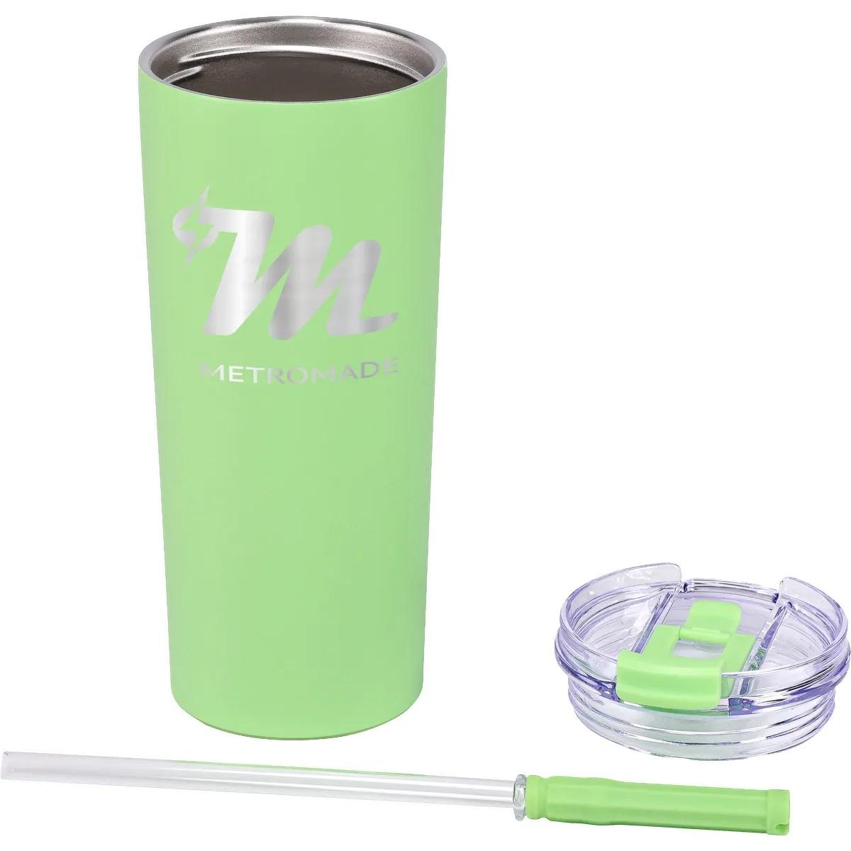 20oz Urban Peak® Cascade Pop-Up Straw Tumbler - product view 9