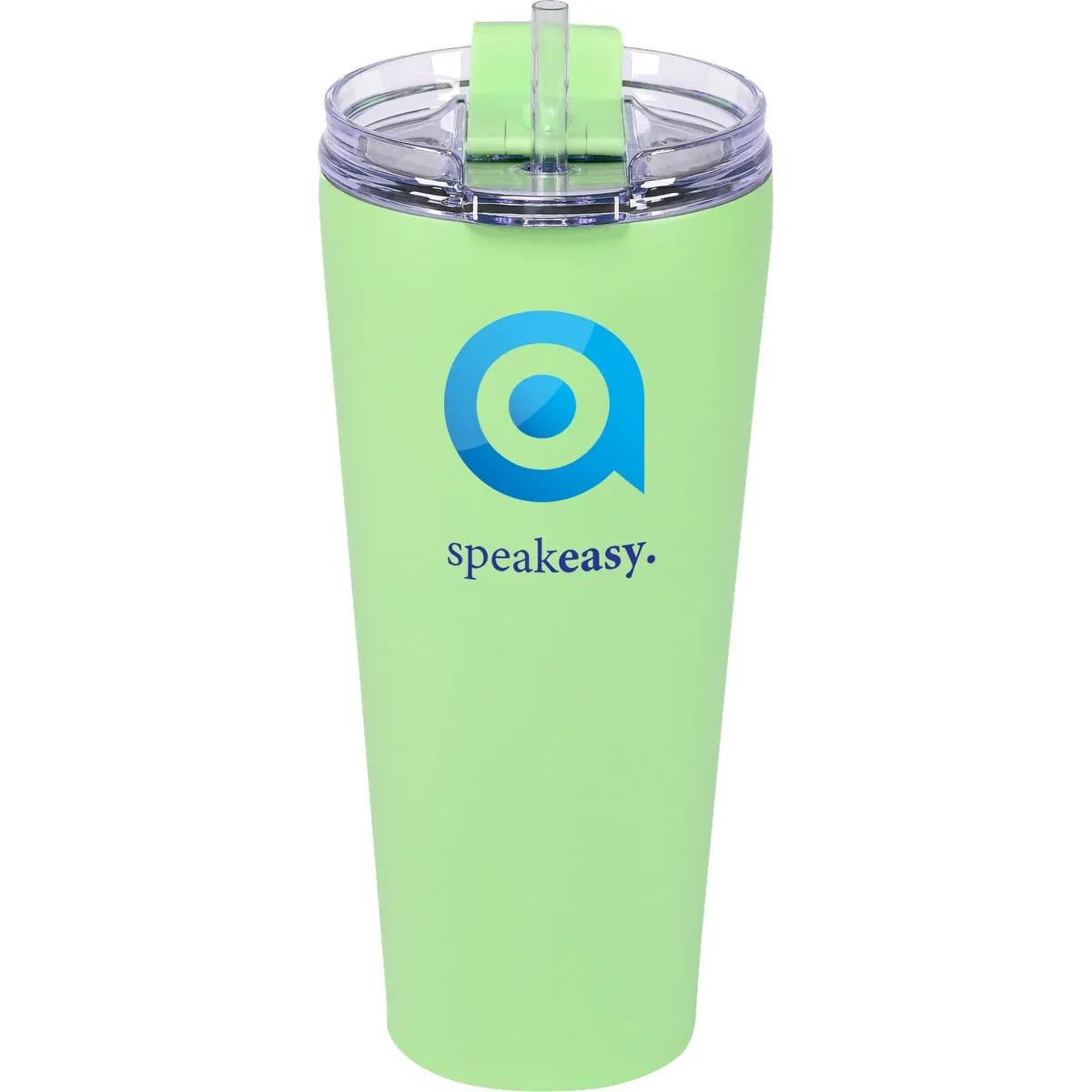 30oz Urban Peak® Cascade Pop-Up Straw Tumbler - product view 4