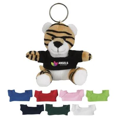 Custom Keychain Plush Mini Tiger - 4.25 in