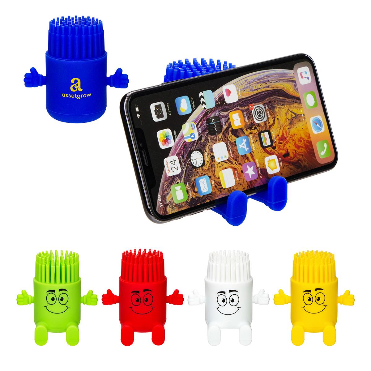 Bristle Buddy Flexible Phone Stand - promotional product with custom logo