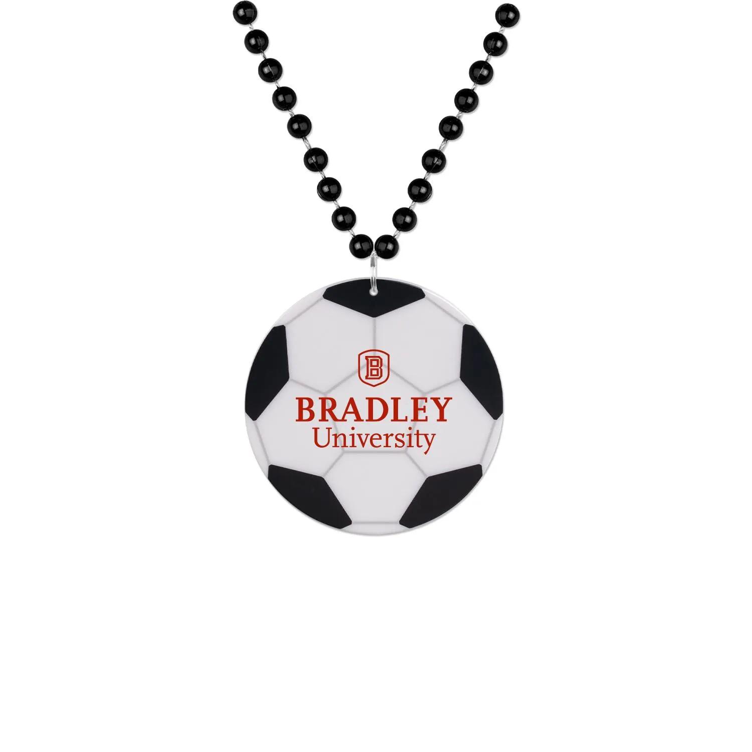 Soccer Ball Medallion Beads Silicone World Cup