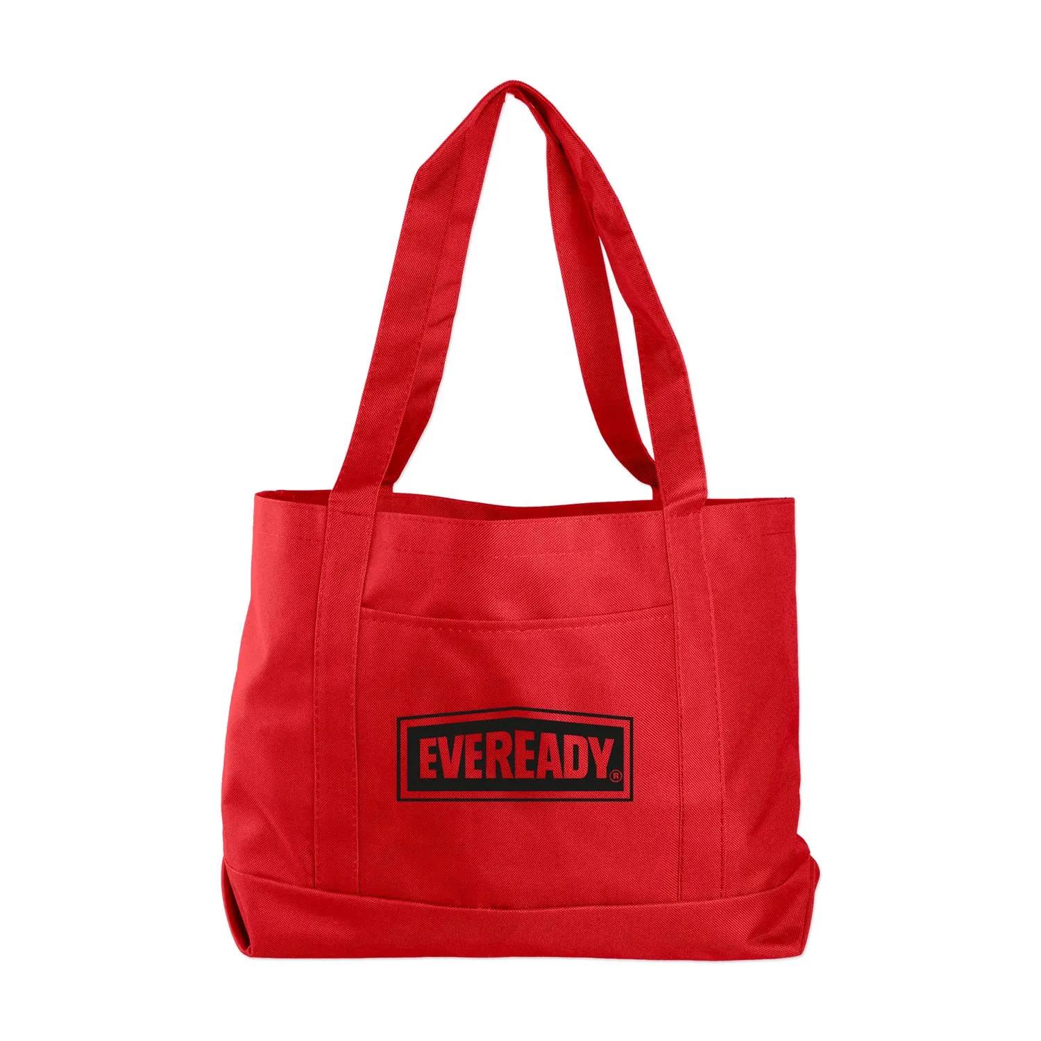Custom Tote Bag 600D Polyester Vinyl Backing Durable - product view 3