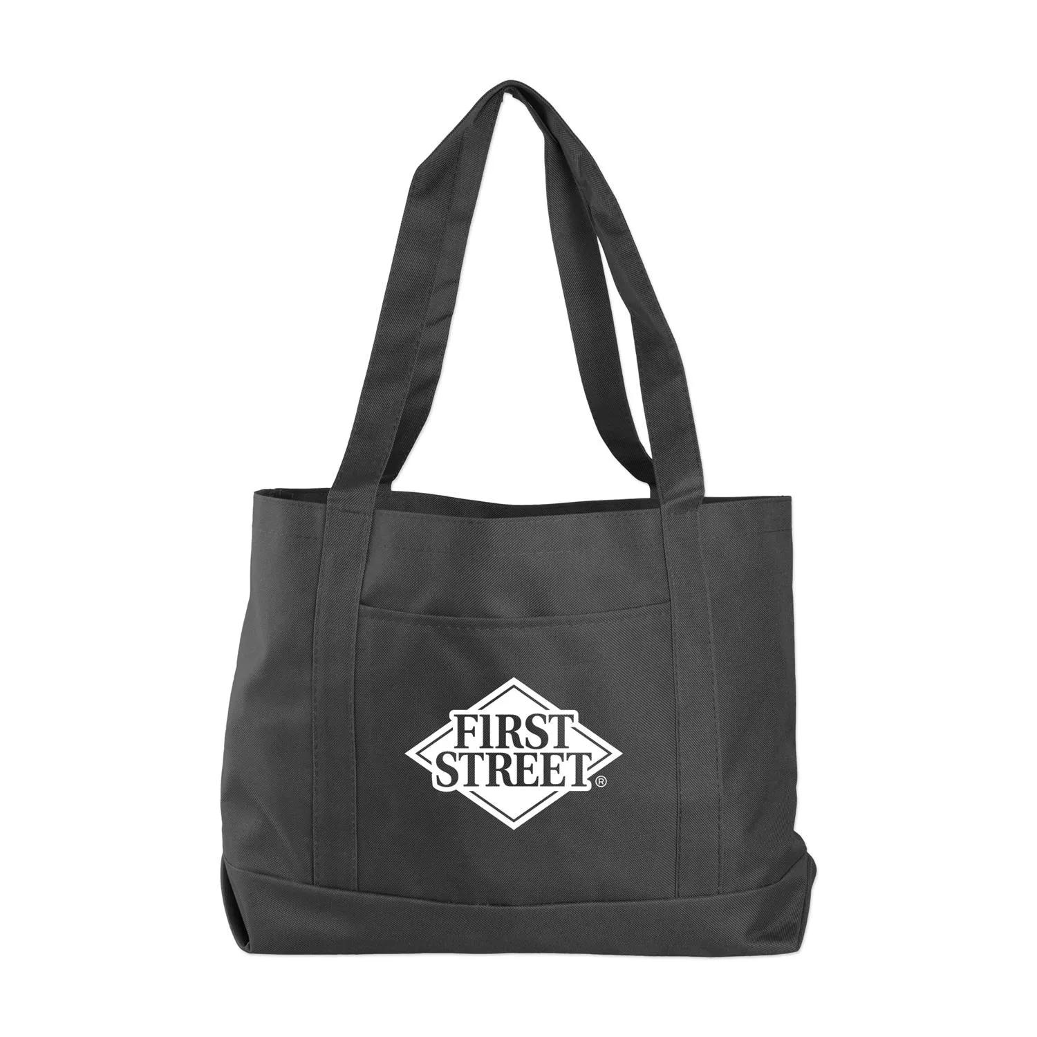 Custom Tote Bag 600D Polyester Vinyl Backing Durable - product view 5