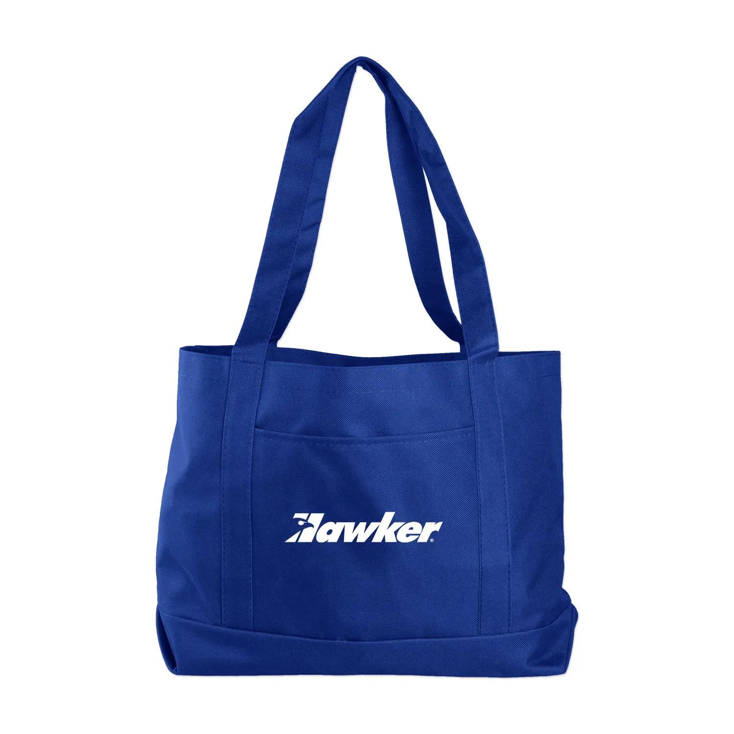 Custom Tote Bag 600D Polyester Vinyl Backing Durable - product view 6