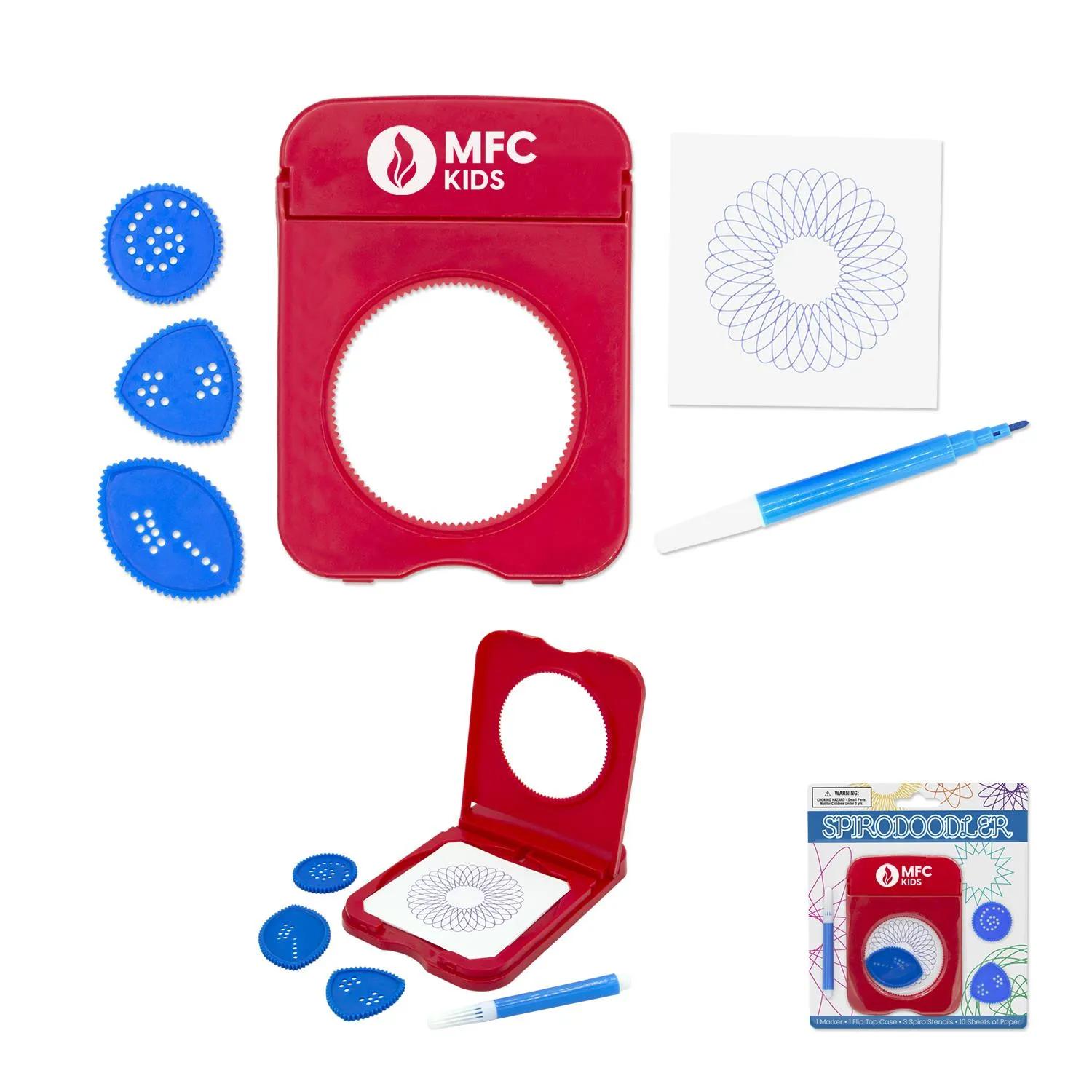 Spirodoodler Toy Art Kit Marker Stencils - 10 Sheets