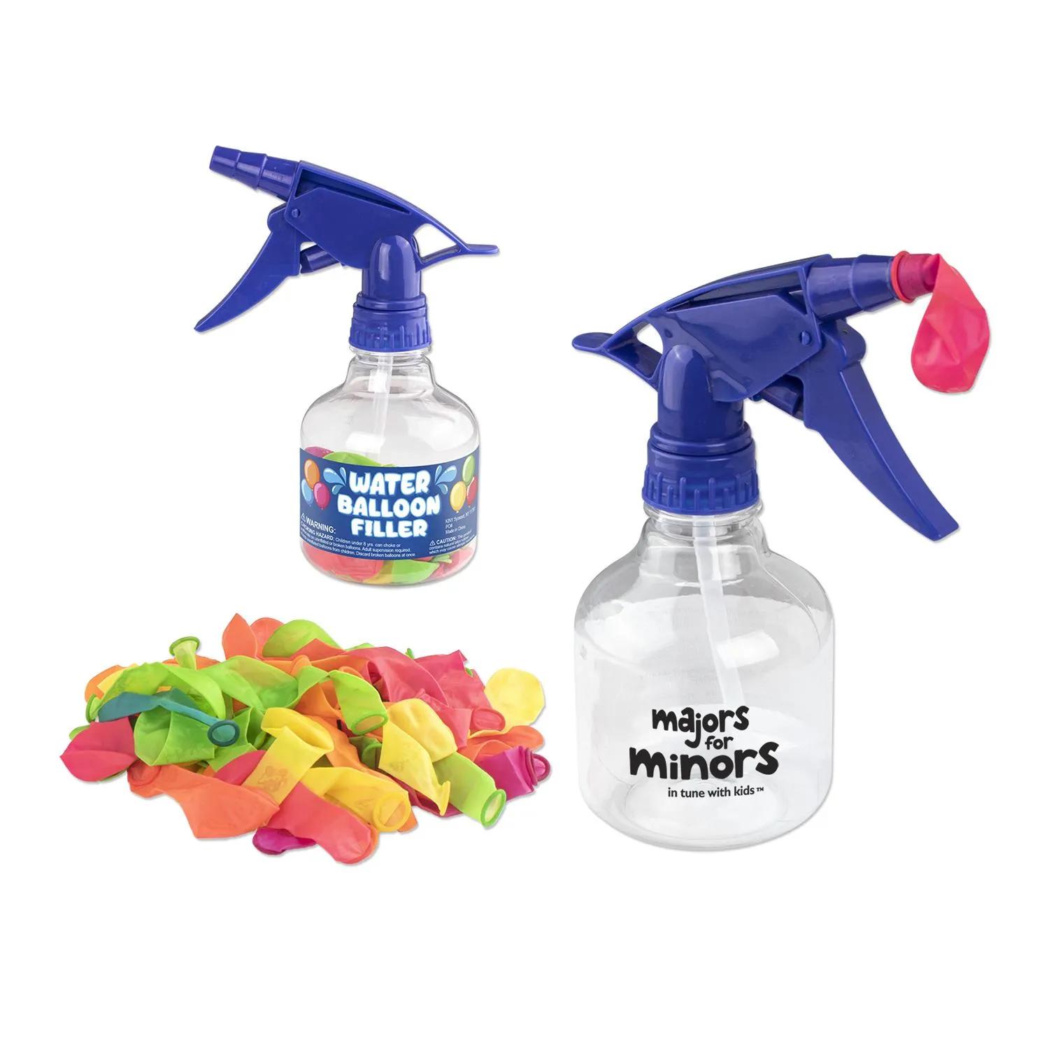 Water Spray Bottle with Balloons Set Custom - 8 oz