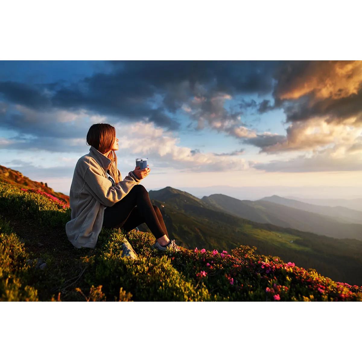 14 oz Urban Peak® Summit Vacuum Camp Mug - product view 7