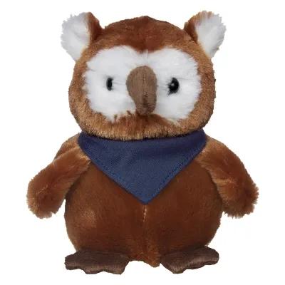 Plush Owl Customizable with Shirt - 6 in - product view 3