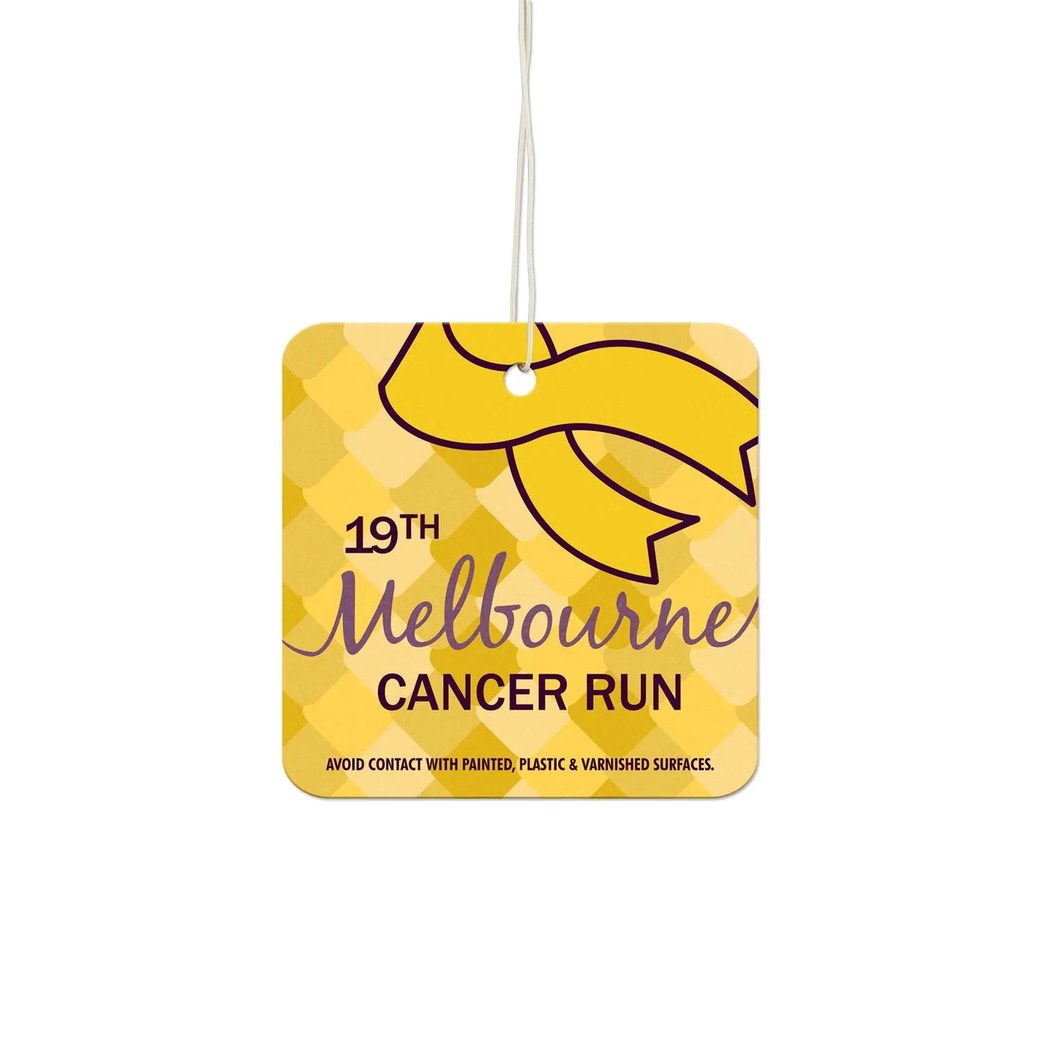 Air Fresheners Square Round Corners Custom Scented