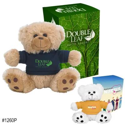 Plush Big Paw Bear Customizable with Shirt - 6 in - product view 11