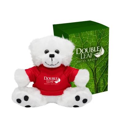 Plush Big Paw Bear with Custom Window Box - 6 in