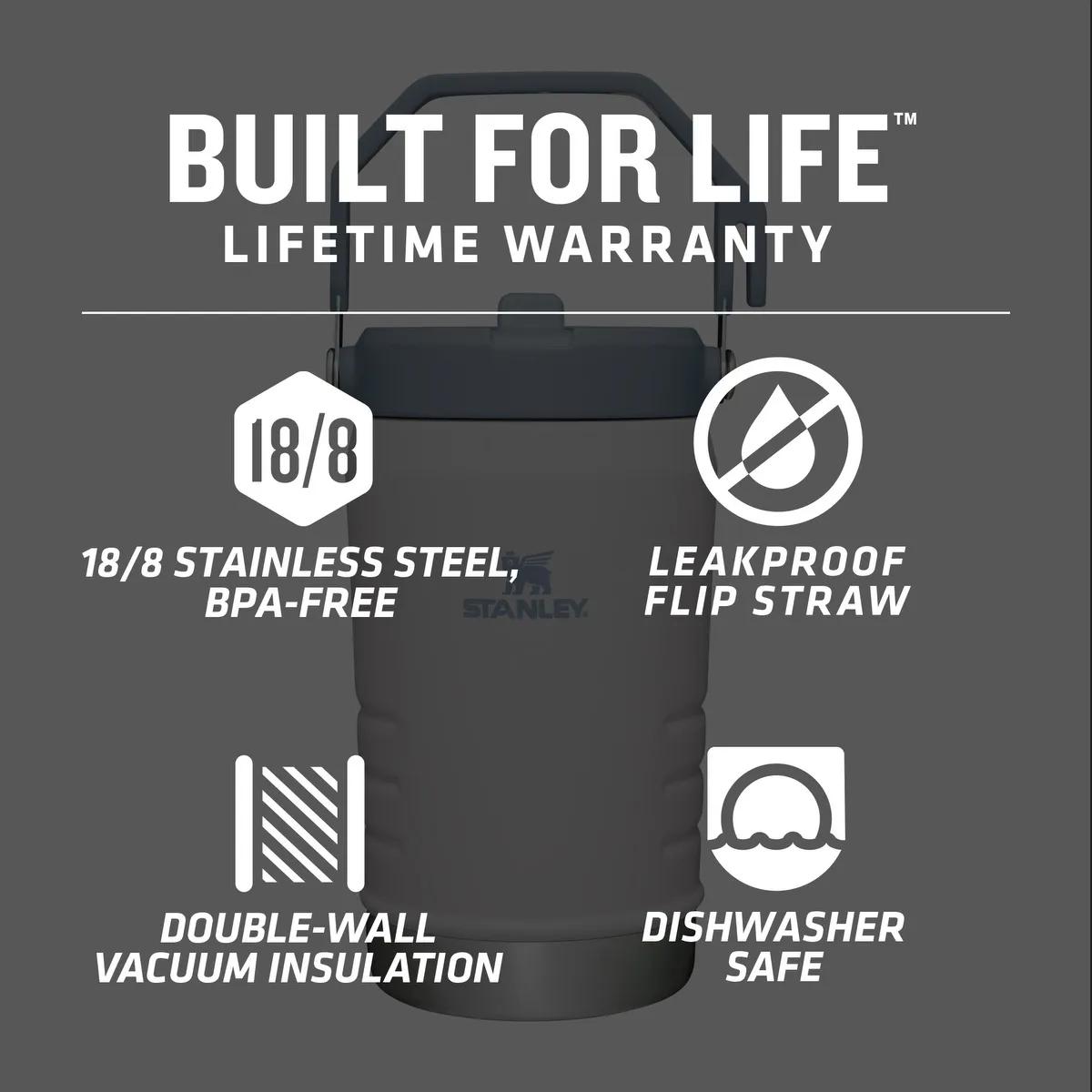 Stanley® 40oz IceFlow™ Flip Straw Jug - product view 7