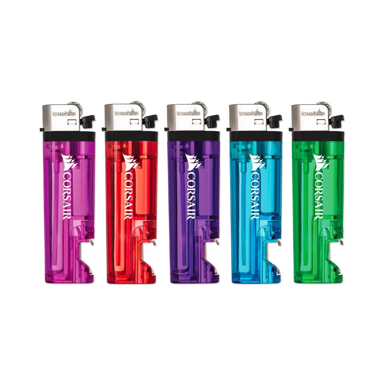 Lighter with Bottle Opener ABS Plastic Custom Imprint - product view 8