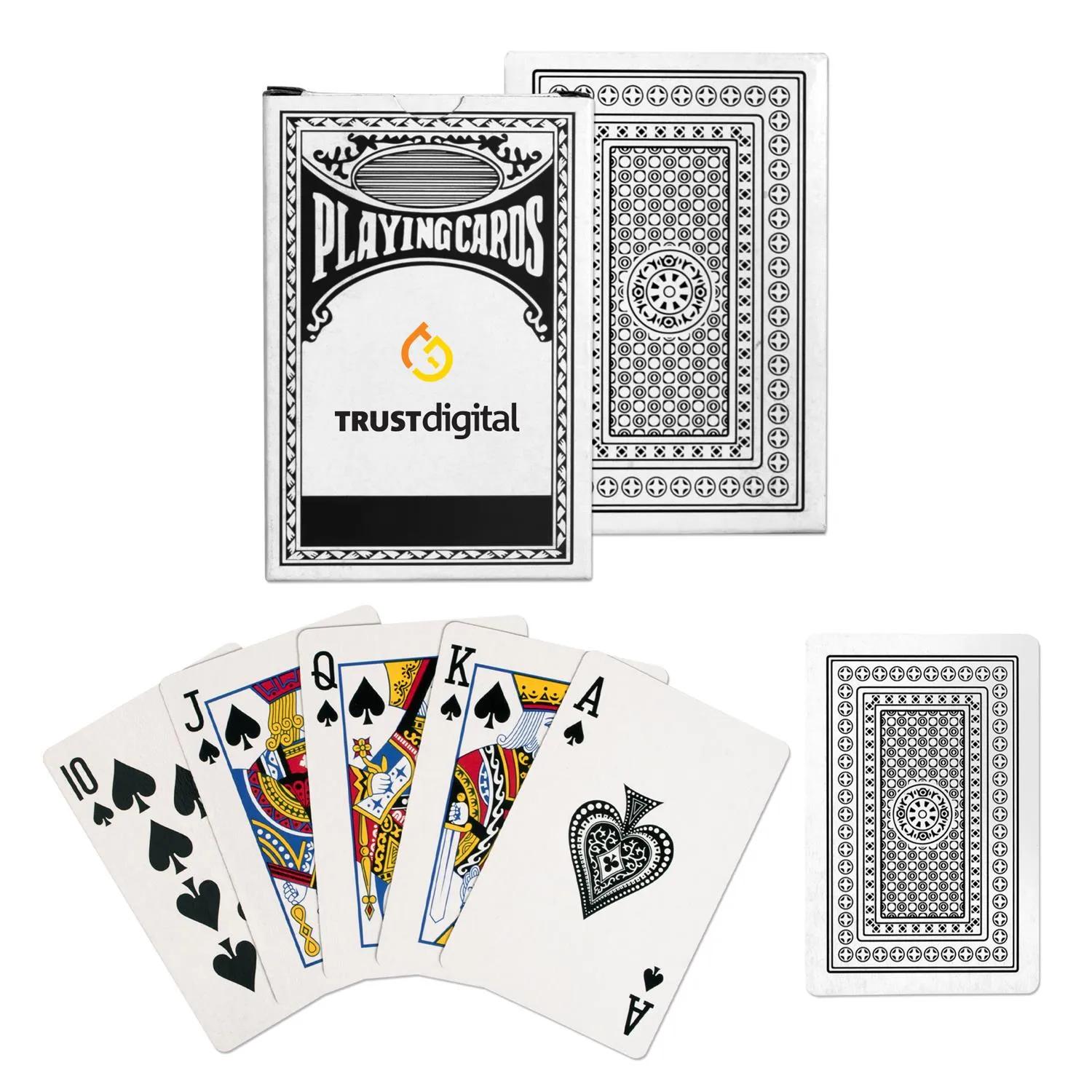 Playing Cards Standard Deck Paper Custom Imprint - product view 4